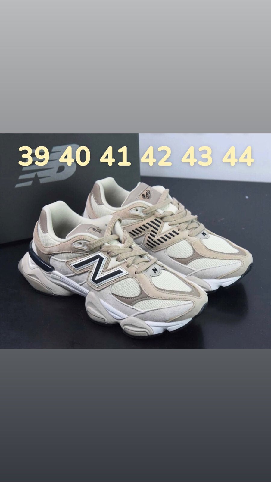New balance 9060 beige, Ophalen of Verzenden, Zo goed als nieuw