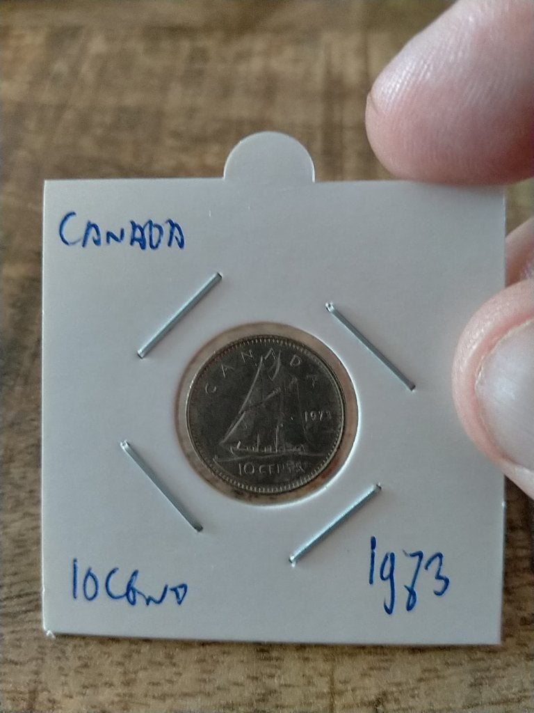 Canada 10 Cent 1973, Verzenden, Noord-Amerika, Losse munt