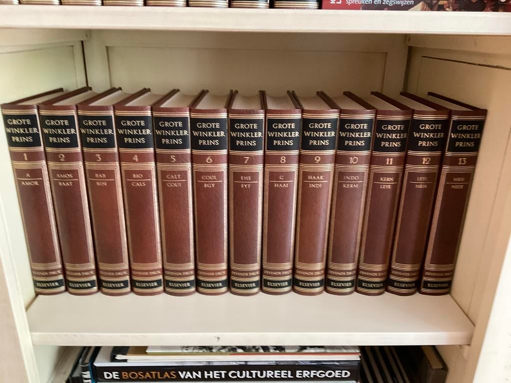 Grote Winkler Prins Encyclopedie 21dlg (+culinaire encycl.), Ophalen, Complete serie, Zo goed als nieuw, Algemeen