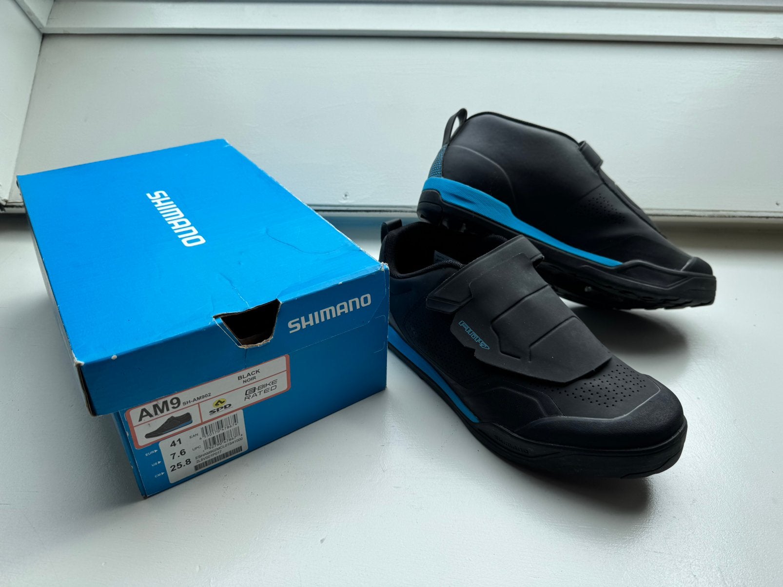Shimano AM 9 spd schoenen maat 41 met spd plaatjes, Ophalen of Verzenden, Zo goed als nieuw, Overige maten, Schoenen