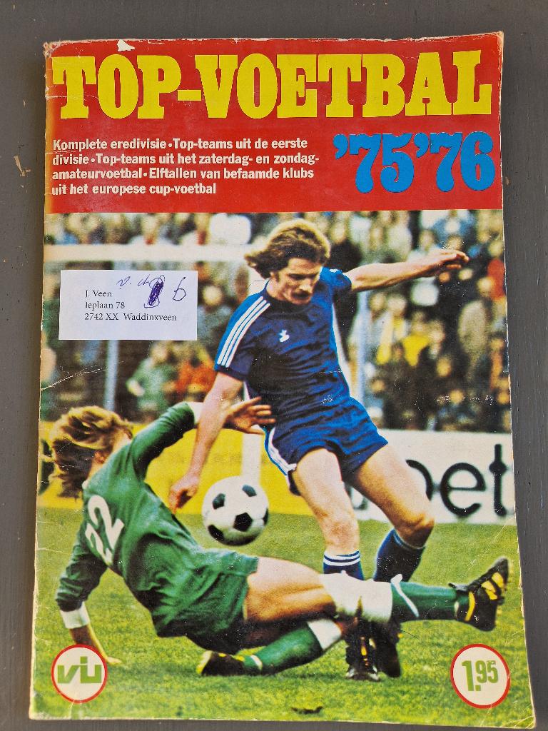 Topvoetbal 75/76 vanderhout, Ophalen of Verzenden, Gebruikt, Overige sporten, Poster, Plaatje of Sticker