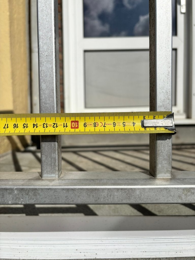 5 stuks aluminium balustrade | 175 cm | balkonhek spijlenhek, Ophalen, Gebruikt, Aluminium, Spijlenhekwerk