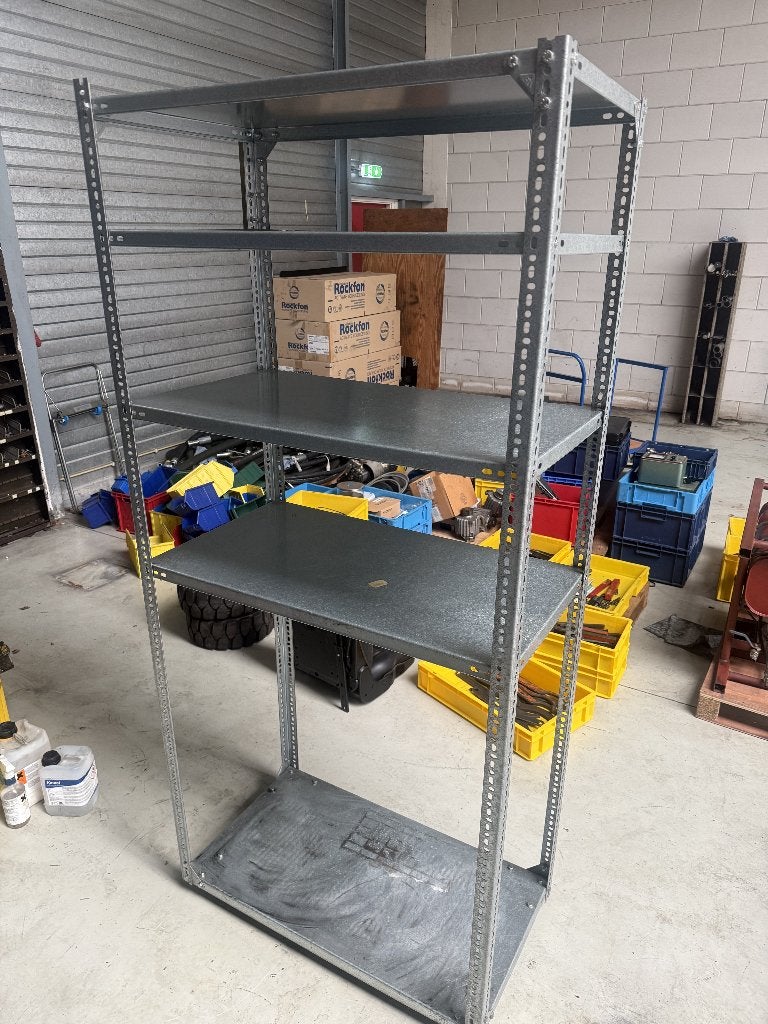 Stevig metalen magazijnrek / stelling op wieltjes, Ophalen, Gebruikt, Onbekend, Overtoom