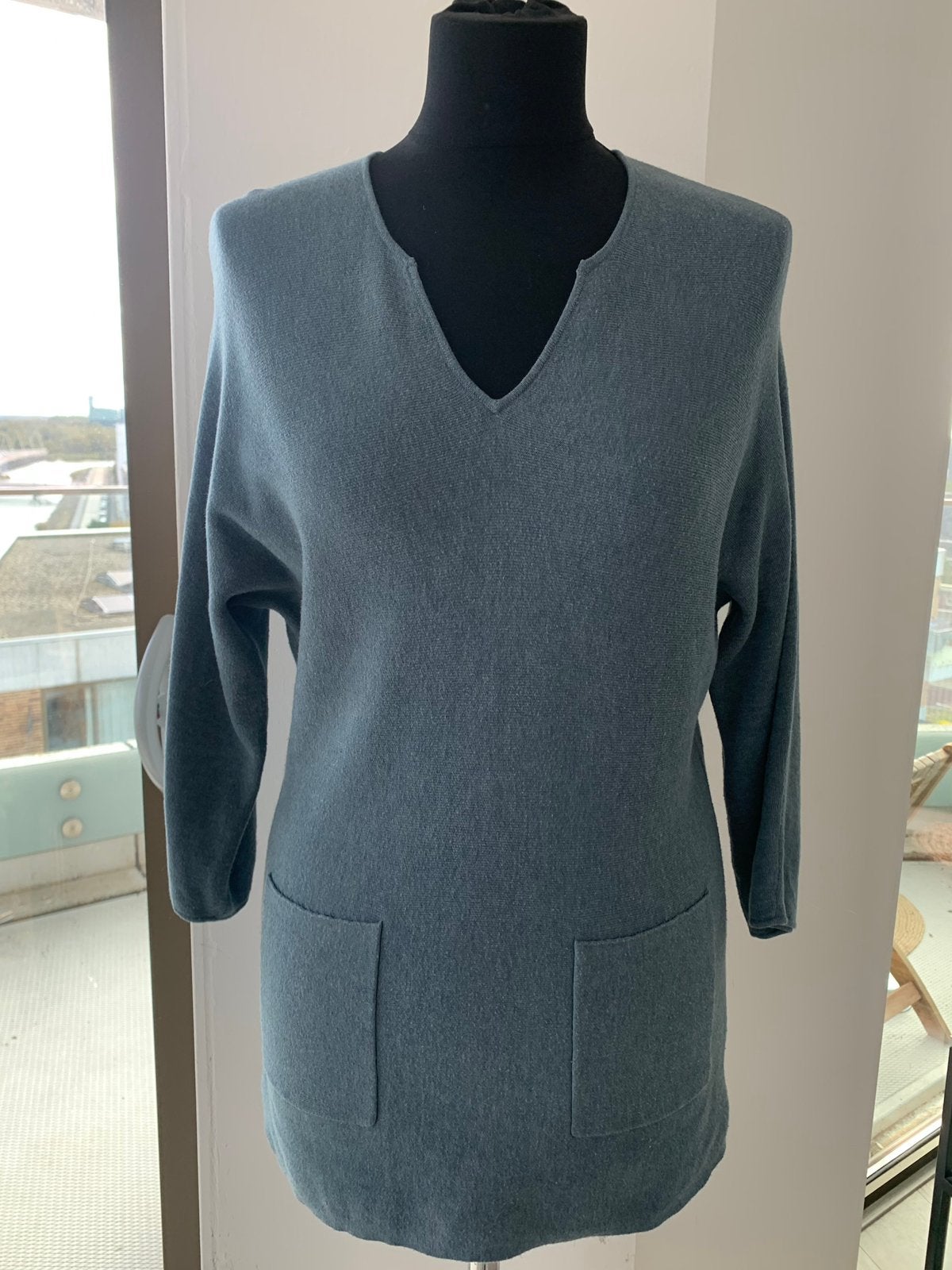 Repeat longsleeve maat 36 organisch katoen/viscose, Ophalen of Verzenden, Zo goed als nieuw, Maat 36 (S), Lange mouw