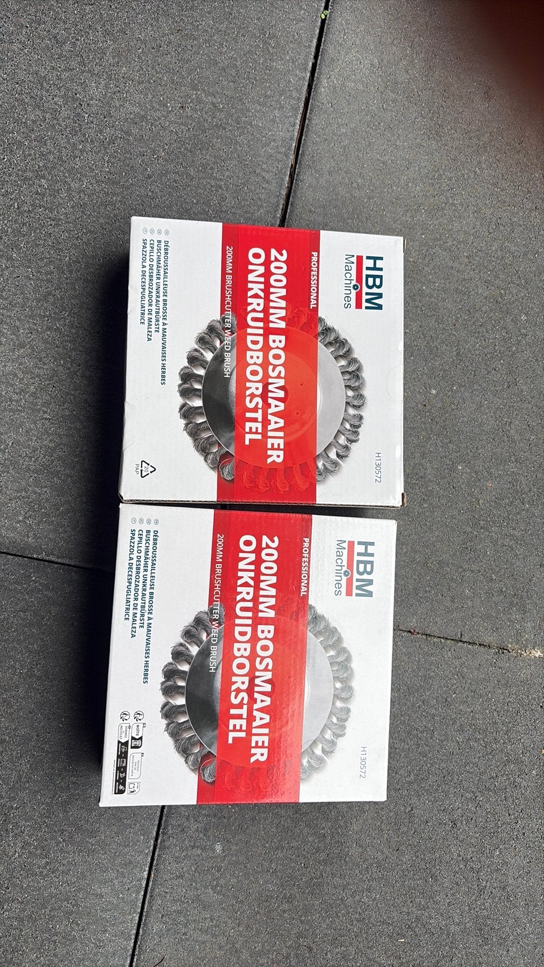 Onkruidborstels 2 x, Ophalen, Elektrisch