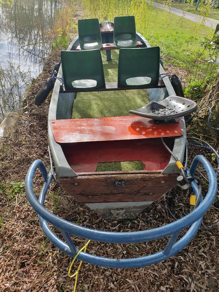 Punter uit Giethoorn, 6 personen. Boot, sloep, platbodem, Fietsen en Brommers, Ophalen, Gebruikt, Overige merken
