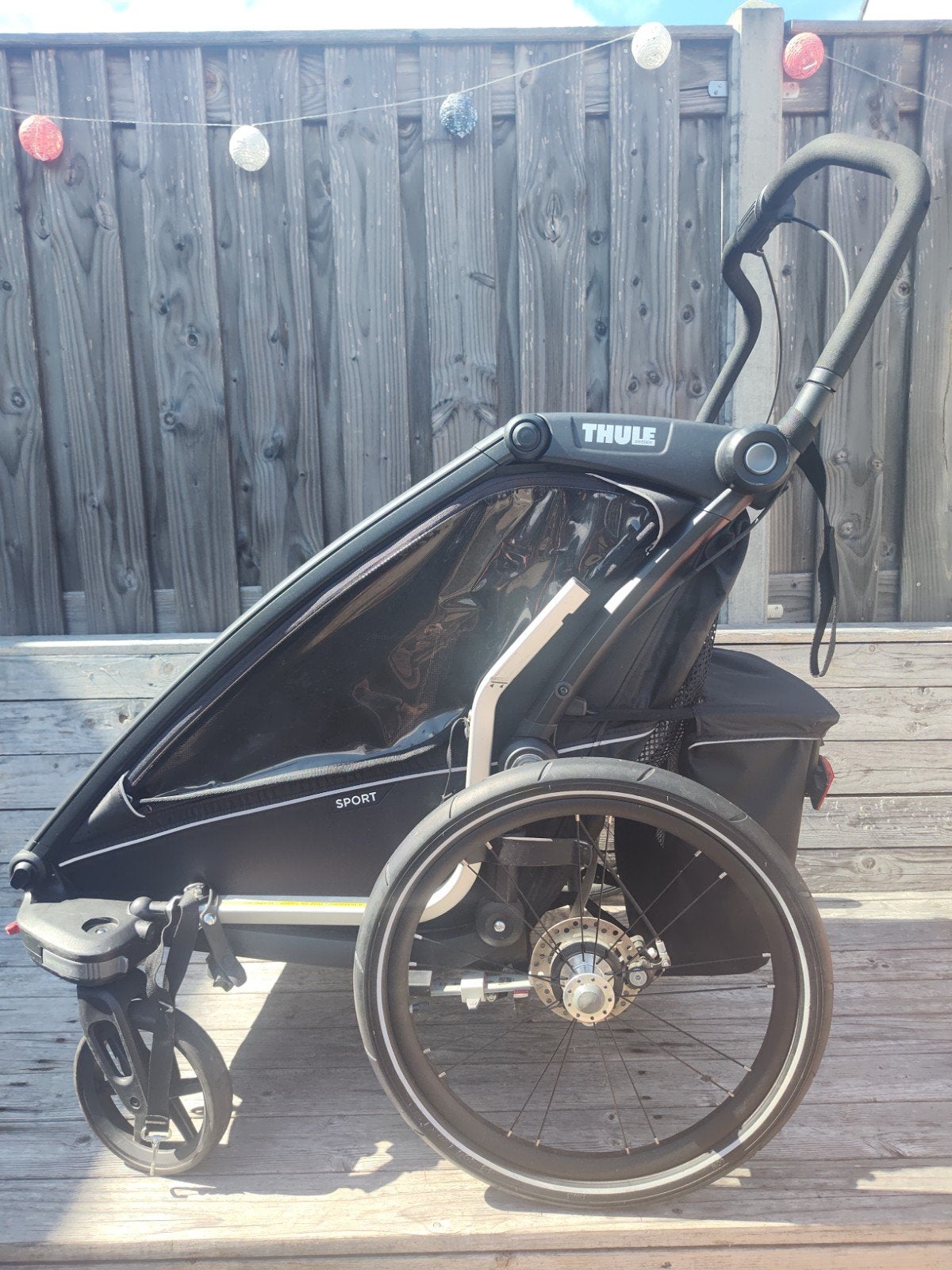 Thule Chariot Sport 2-zits, Ophalen, Gebruikt, Opvouwbaar, Thule Chariot