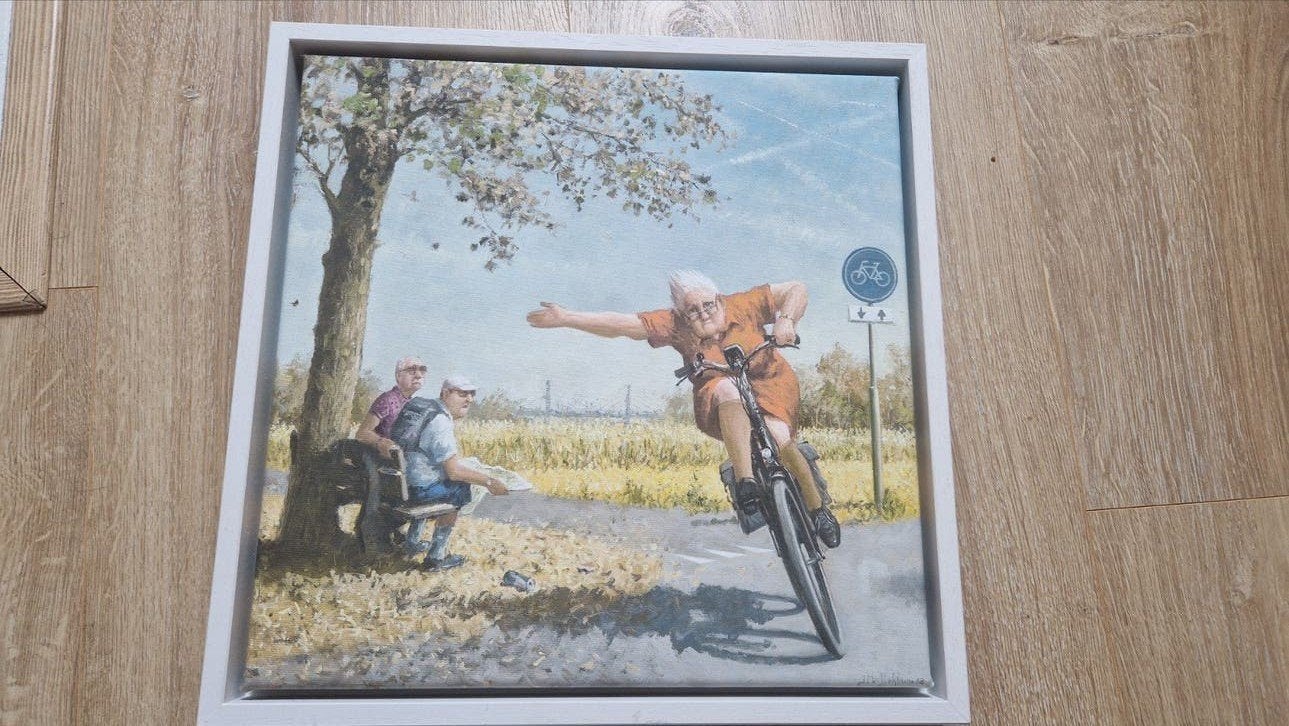 Marius van Dokkum - Turbo - Giclée 33x33 cm, Ophalen