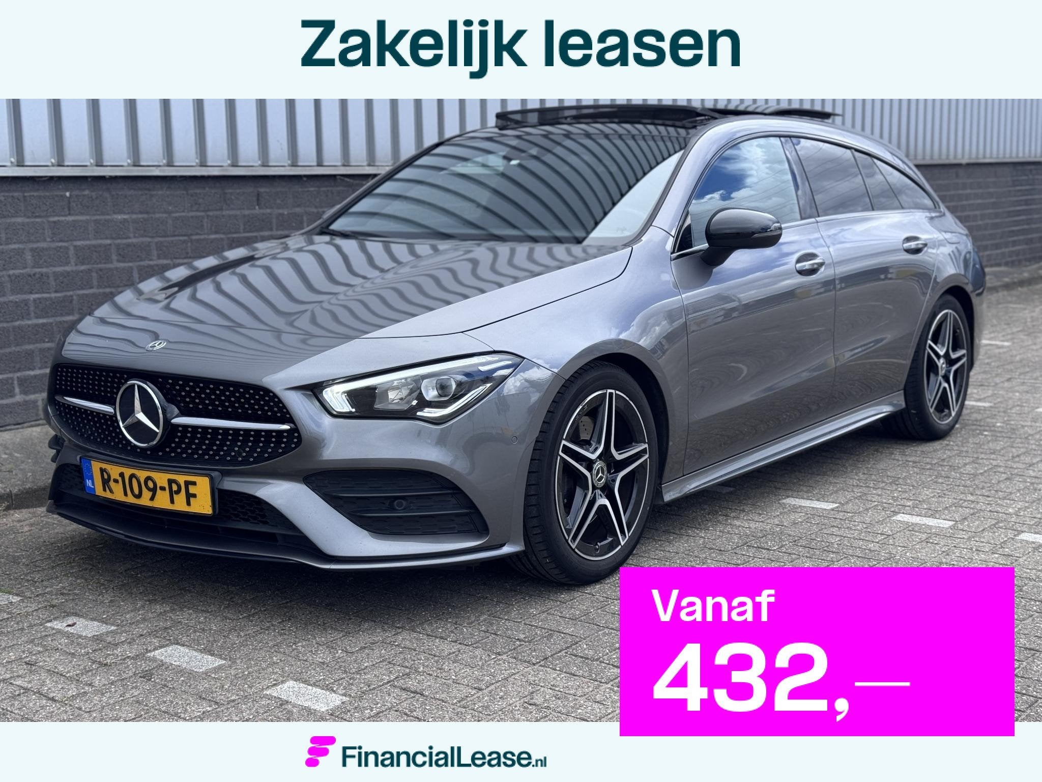 Mercedes-Benz CLA-klasse Shooting Brake 200 Business Solutio, Gebruikt, Euro 6, 4 cilinders, Leder en Stof