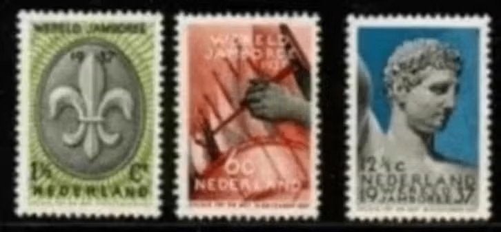 nederland nvph 293 - 295 (pf), Postzegels en Munten, Verzenden, T/m 1940, Postfris