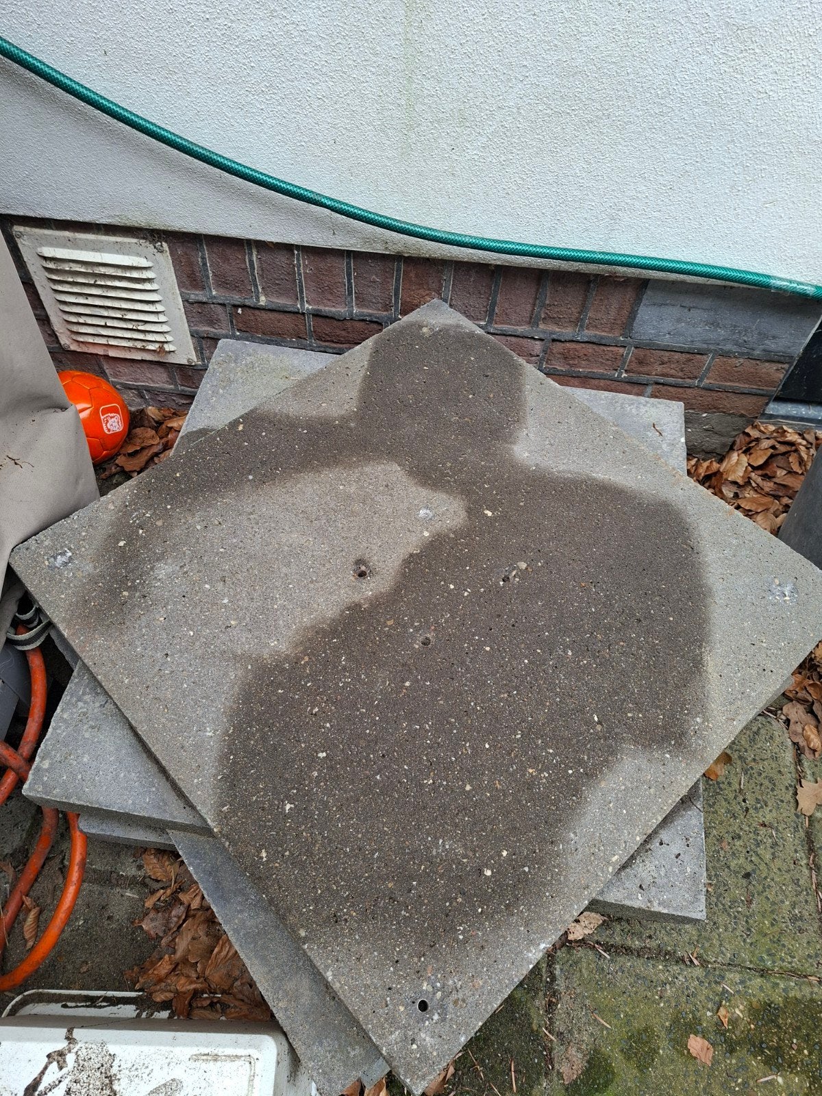 Steen voor verrijdbare parasolvoet, Ophalen, Gebruikt, Minder dan 1 meter, Parasolvoet