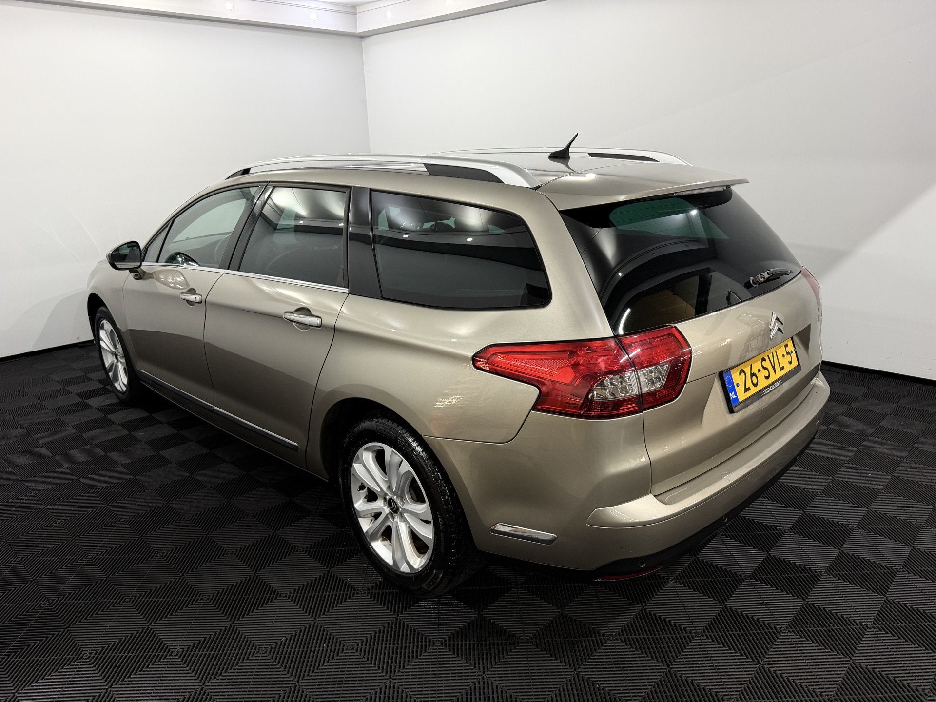 Citroën C5 Tourer 1.6 VTi Business Parkeersensoren, Half le, Auto's, Euro 5, Gebruikt, 4 cilinders, Leder en Stof