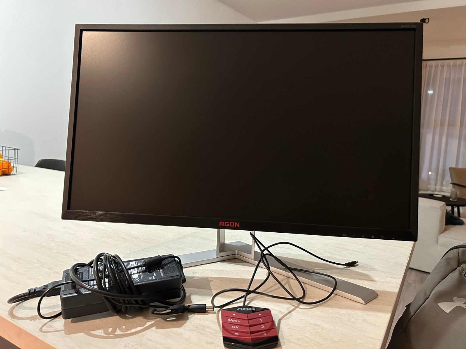 AOC AGON AG271QX 27 inch Gaming Monitor - QHD 144Hz, Computers en Software, Gebruikt, 101 t/m 150 Hz, In hoogte verstelbaar, 1 tot 2 ms