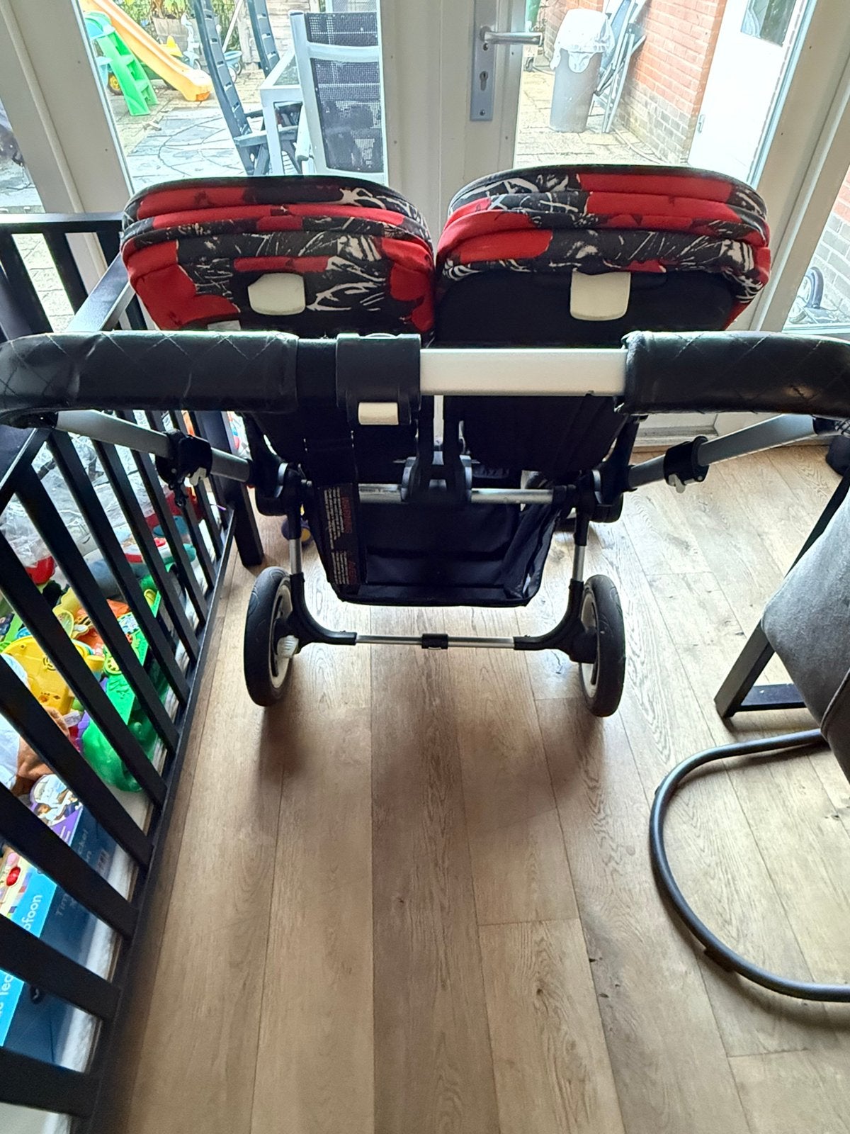 Bugaboo Donkey 1 Complete Luxe 3-in-1 Tweeling Set, Ophalen, Gebruikt, Kinderwagen of Buggy