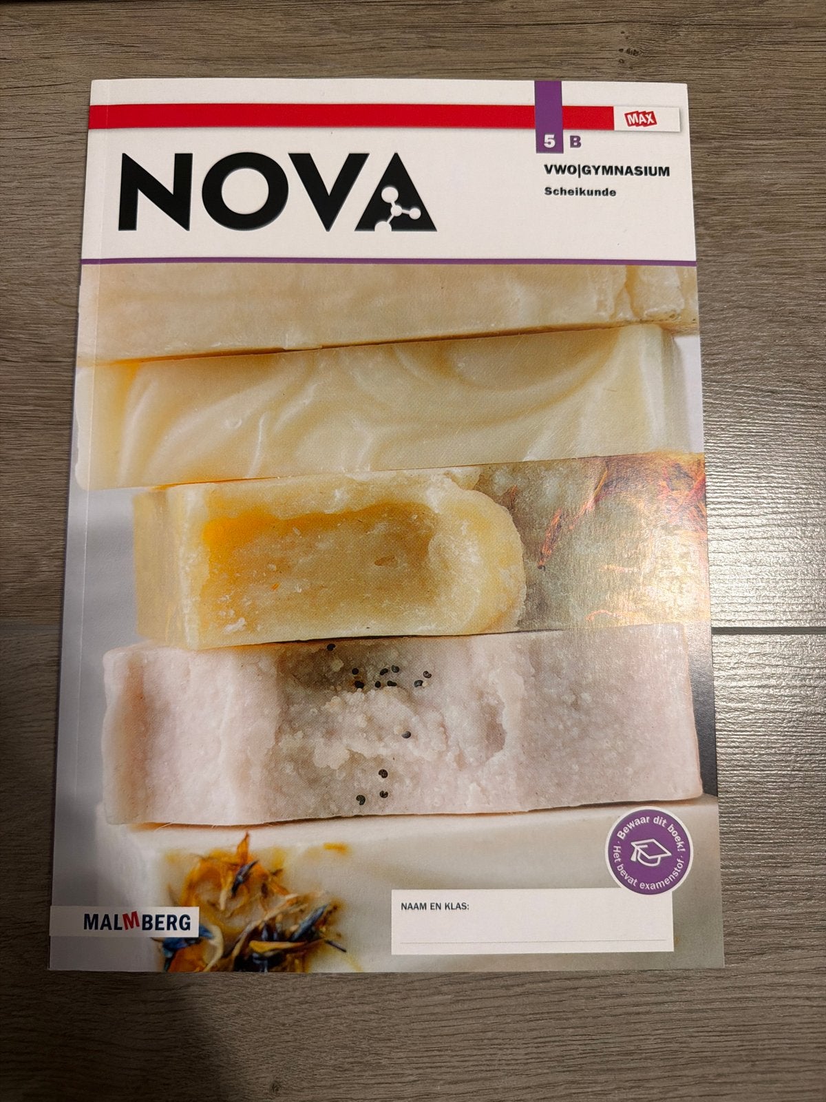 NOVA Scheikunde 5B VWO gymnasium Malmberg, Boeken, Schoolboeken, Ophalen of Verzenden, Zo goed als nieuw, VWO, Scheikunde