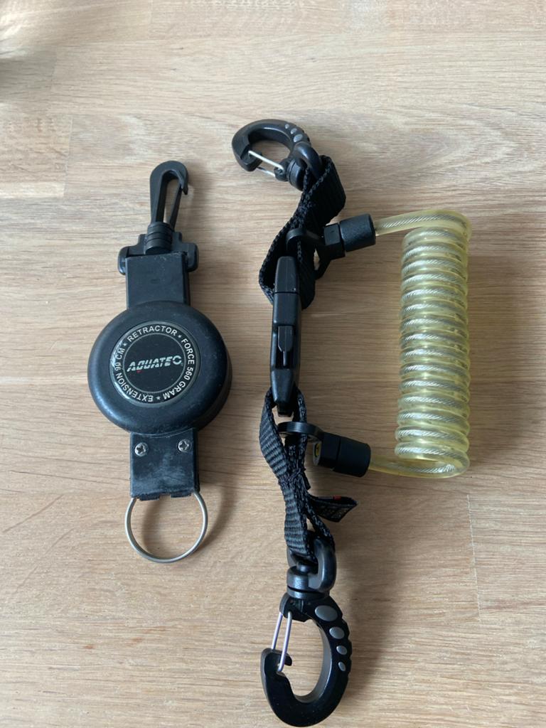 Aquatec Retractor en Bevestigingsonderdeel voor BCD, Ophalen of Verzenden, Gebruikt, Overige typen