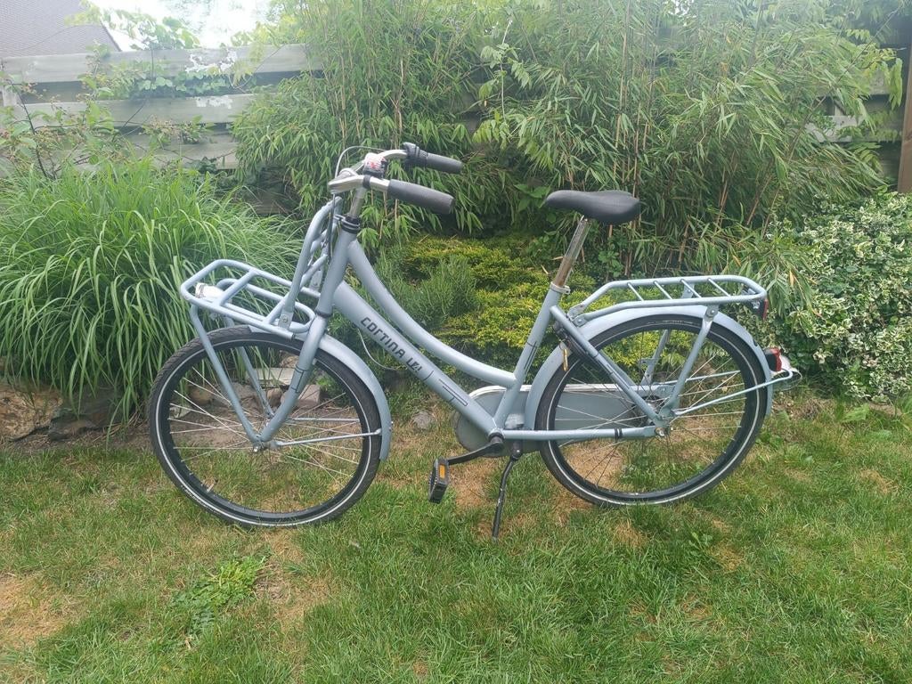 Cortina U4 transportfiets 24 inch, Fietsen en Brommers, Fietsen | Dames | Damesfietsen, Terugtraprem, Gebruikt, Versnellingen