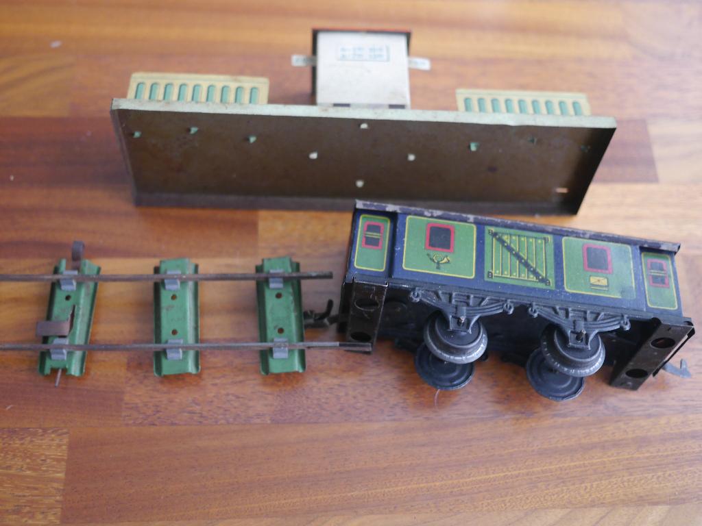 Bing, Karl Bub,l ot spoor 0 ,Postwagon etc., Ophalen