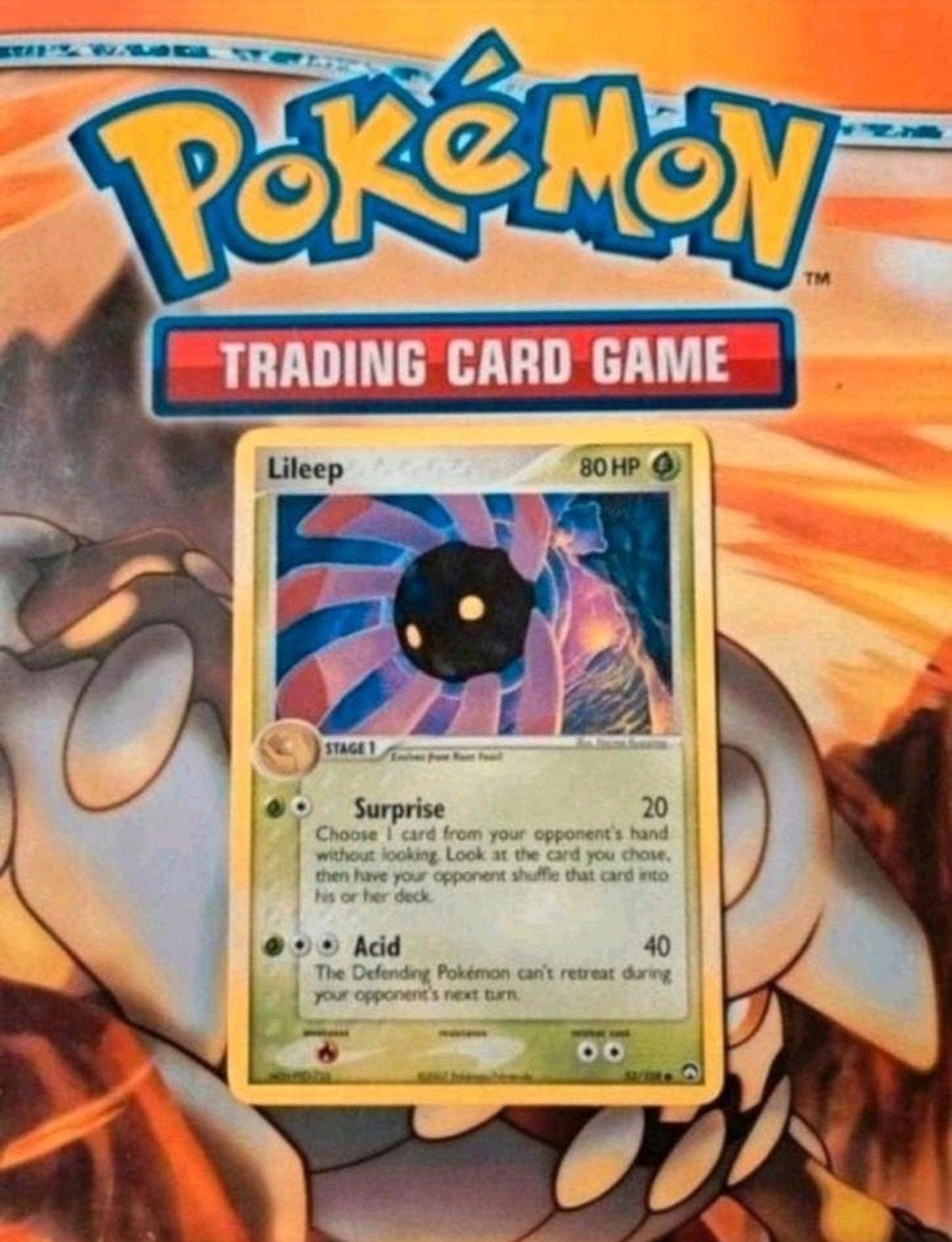 Lileep 52/108 Ex Power Keepers pokemon kaart, Ophalen of Verzenden, Gebruikt, Losse kaart