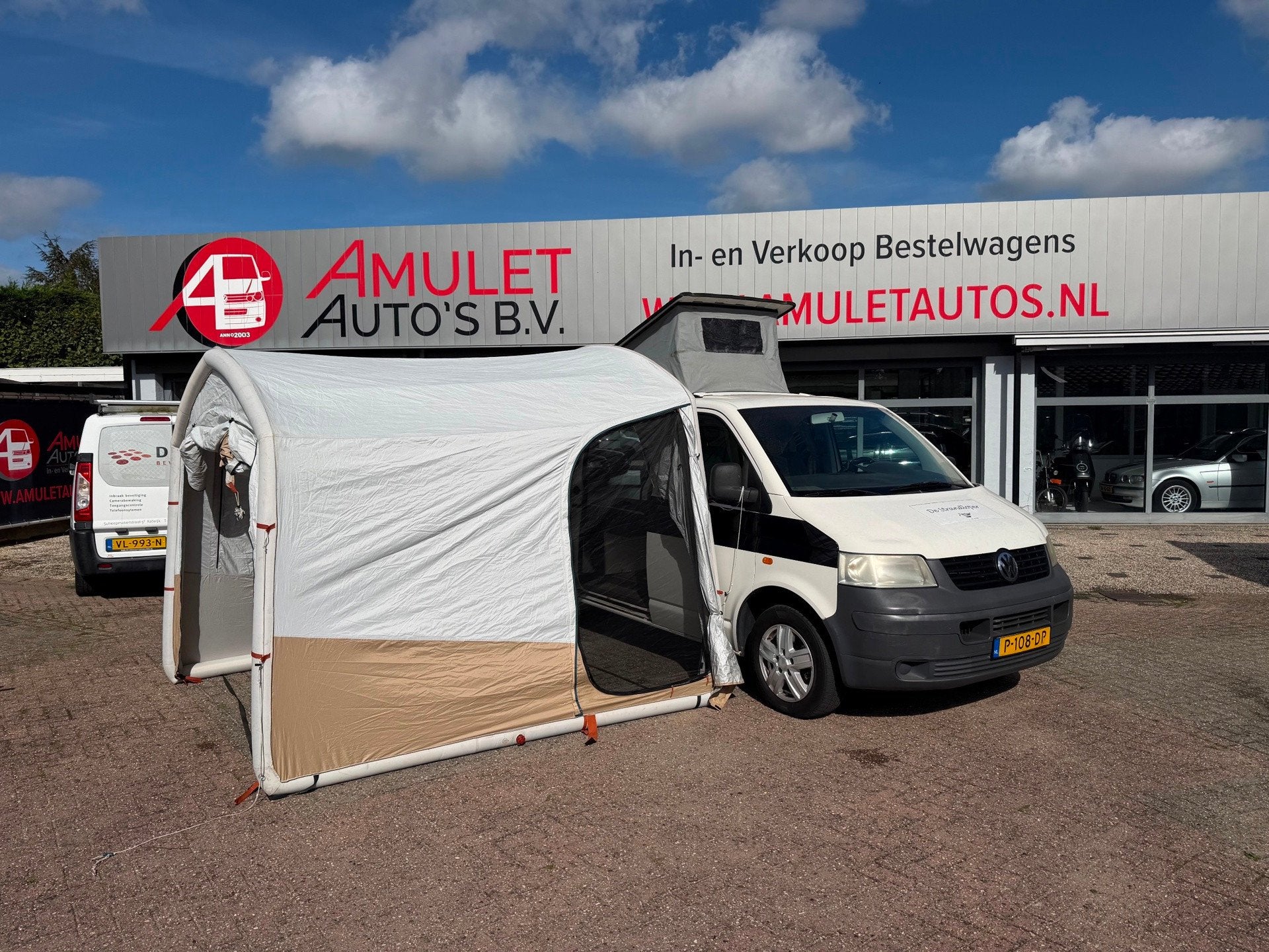 Volkswagen T5,KAMPEERBUS,1.9TDi,4-2004,195221km, Buscamper of Camperbus, Volkswagen, Tot en met 2, Bedrijf