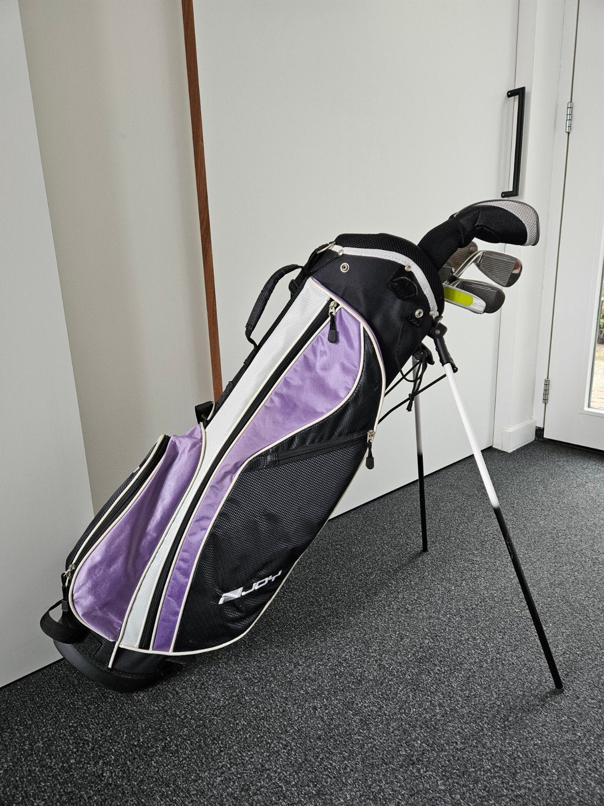 Dames halve golfset clubs + tas, merk NJoy, Ophalen, Zo goed als nieuw, Set