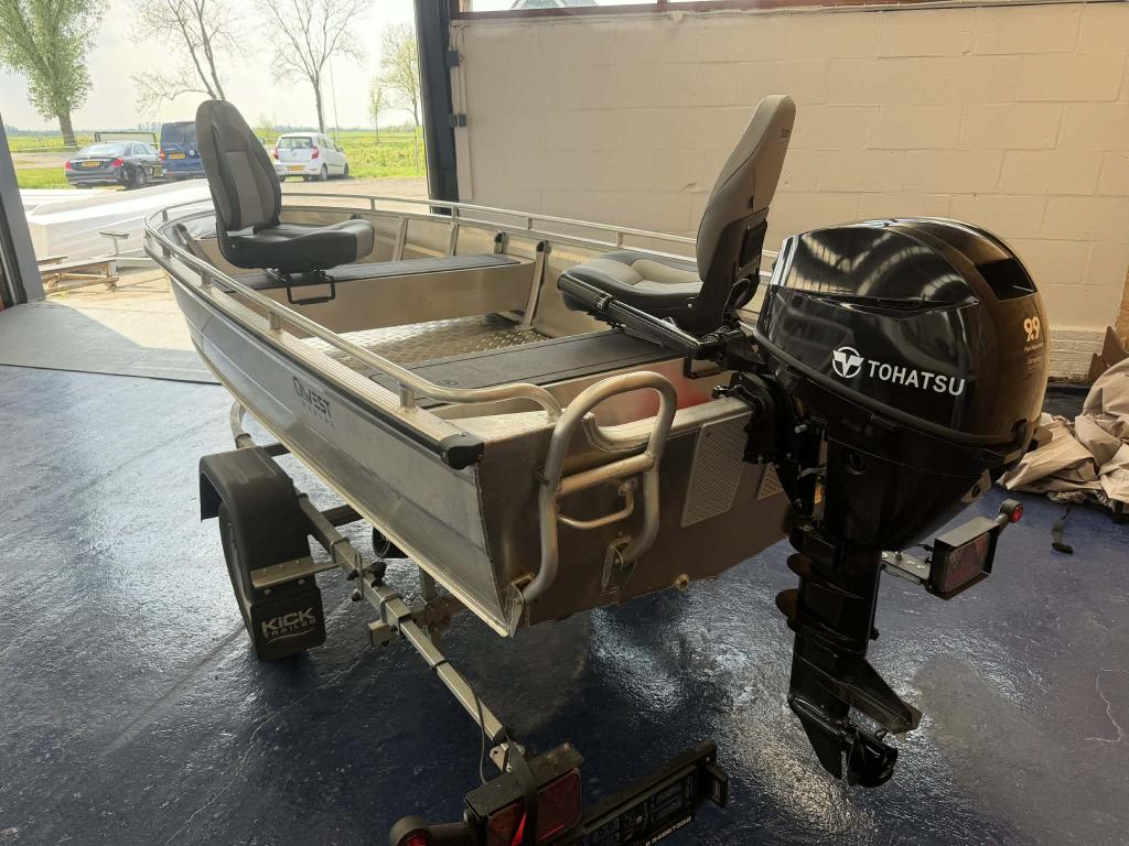 Qwest B421 * (bj 2025), Watersport en Boten, Vis- en Consoleboten, Gebruikt, 3 tot 6 meter, Overige brandstoffen, Aluminium