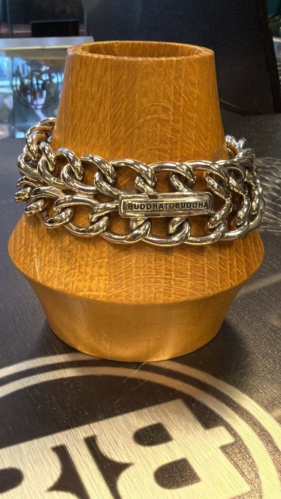 BUDDHA TO BUDDHA ARMBAND TYPE 055 F STEPHAN 22 CM € 549,00, Ophalen of Verzenden, Nieuw, Zilver, Zilver