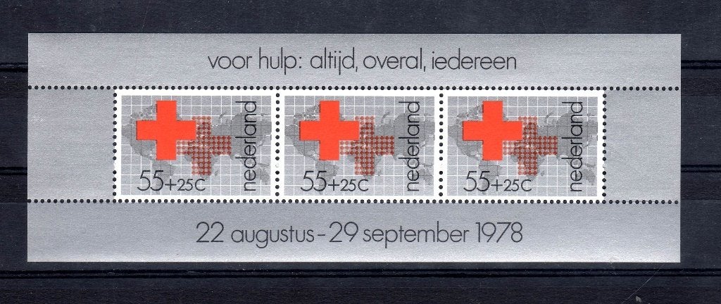 Nvph 1164 rode kruis 1978 postfris, Postzegels en Munten, Ophalen of Verzenden, Na 1940, Postfris