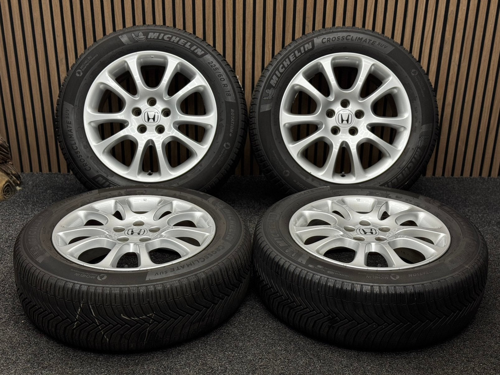 ALL SEASON! Originele 18 inch Honda CR-V 5x114.3 Michelin, Ophalen, 18 inch, ., Banden en Velgen