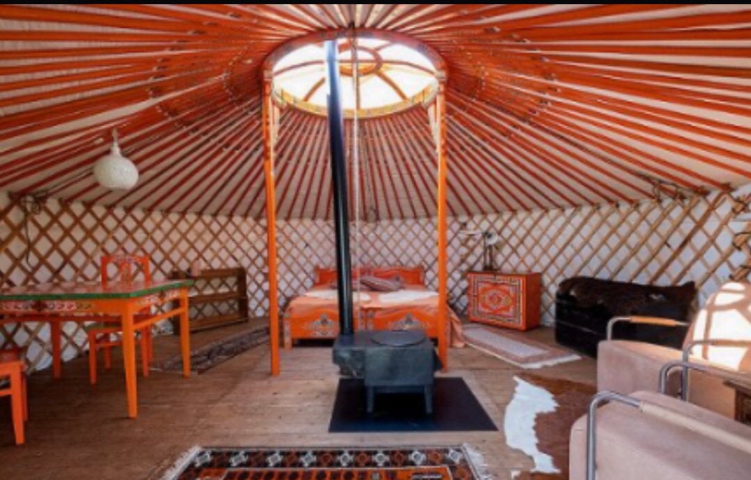 6meter 6 muurs origineel Yurt ger Traditioneel!, Ophalen of Verzenden, Zo goed als nieuw