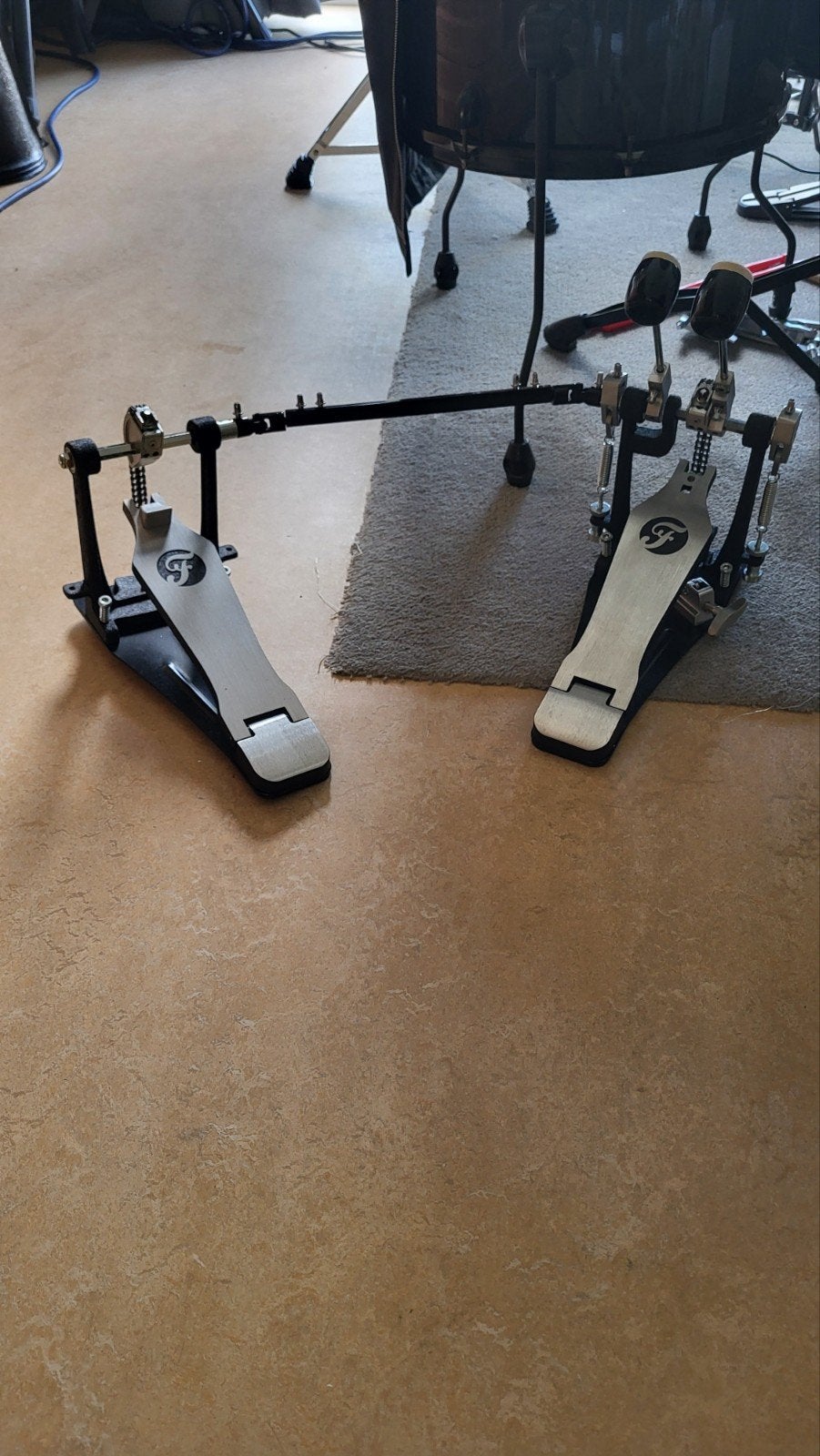 Fazley Double Bass Drum Pedaal, Muziek en Instrumenten, Ophalen of Verzenden, Zo goed als nieuw, Overige merken