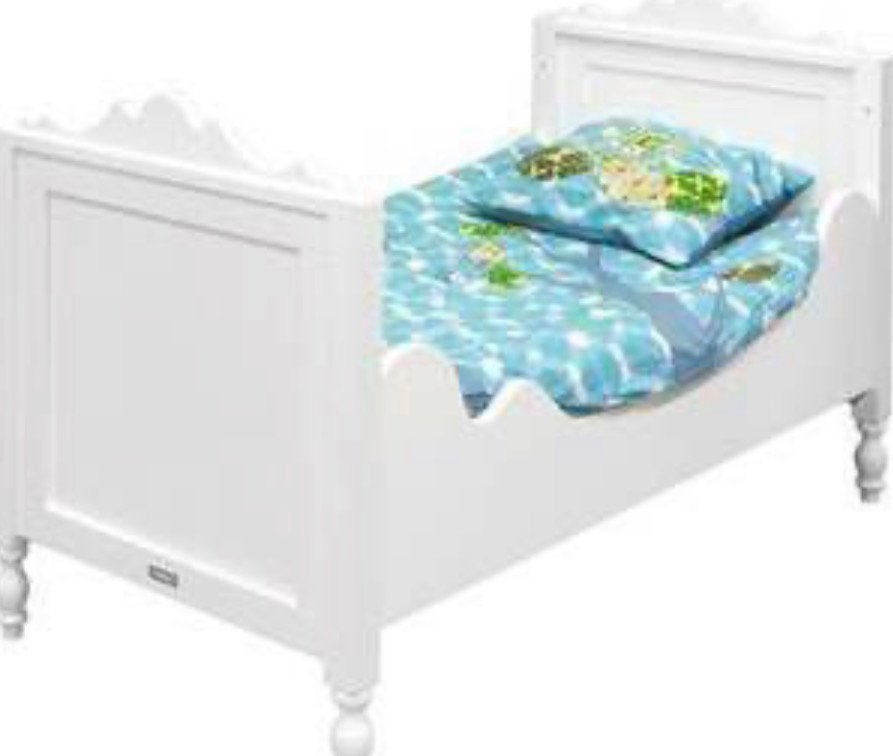 Bopita ledikant/peuterbed Belle wit (70x140 cm), Kinderen en Baby's, Kinderkamer | Bedden, Ophalen, 70 tot 85 cm, 140 tot 160 cm