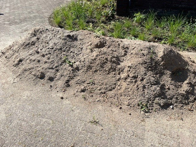 GELE GROND, Tuin en Terras, Zand, Ophalen, Gebruikt, Ophoogzand
