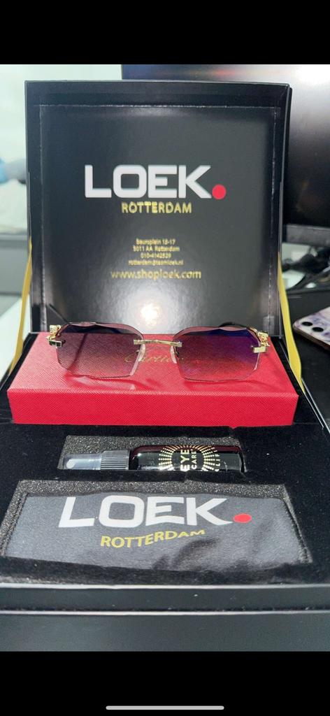 Gouden Cartier bril OP=OP (met orginele aankoopbewijs), Ophalen of Verzenden