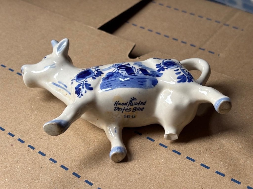 Delfts blauwe koe, Antiek en Kunst, Ophalen of Verzenden