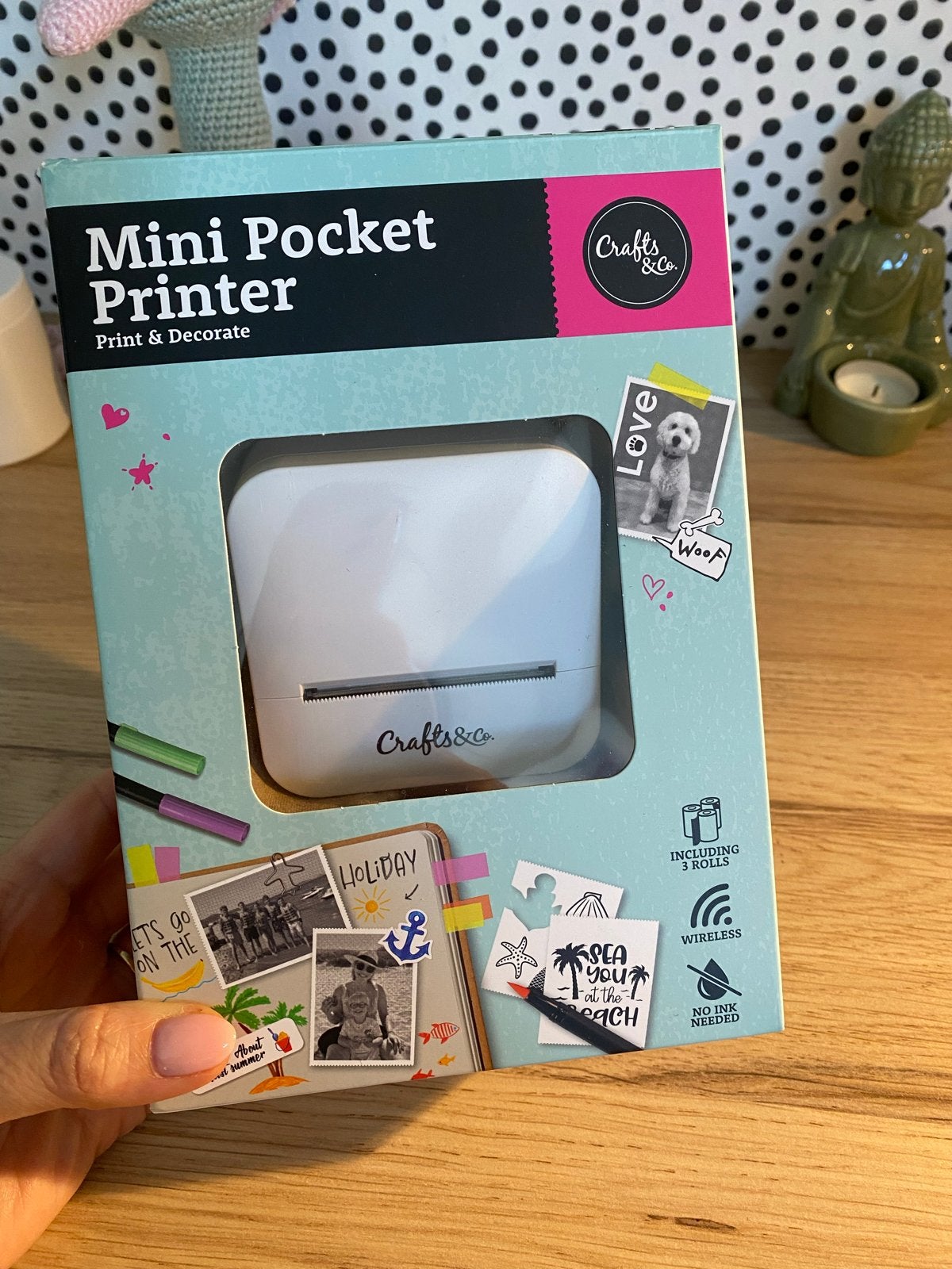 Mini Pocket Printer, Ophalen of Verzenden, Zo goed als nieuw