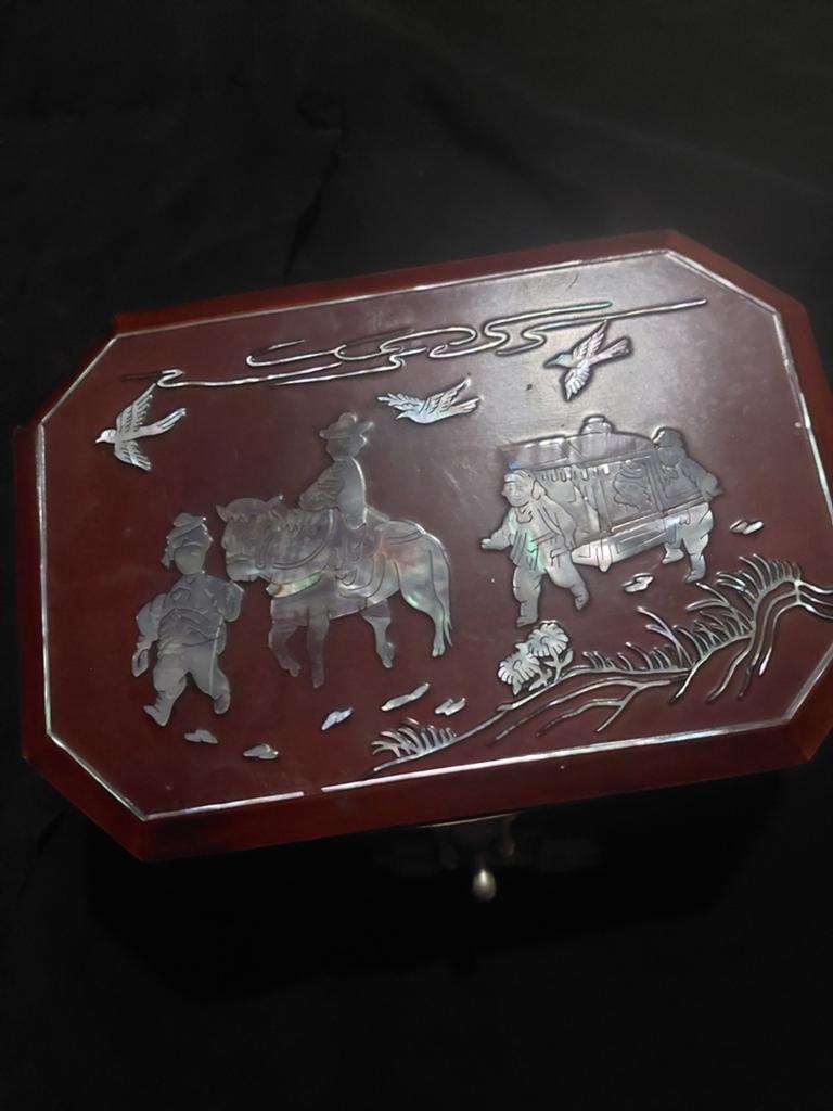 Vintage sieraden doosje, Ophalen of Verzenden