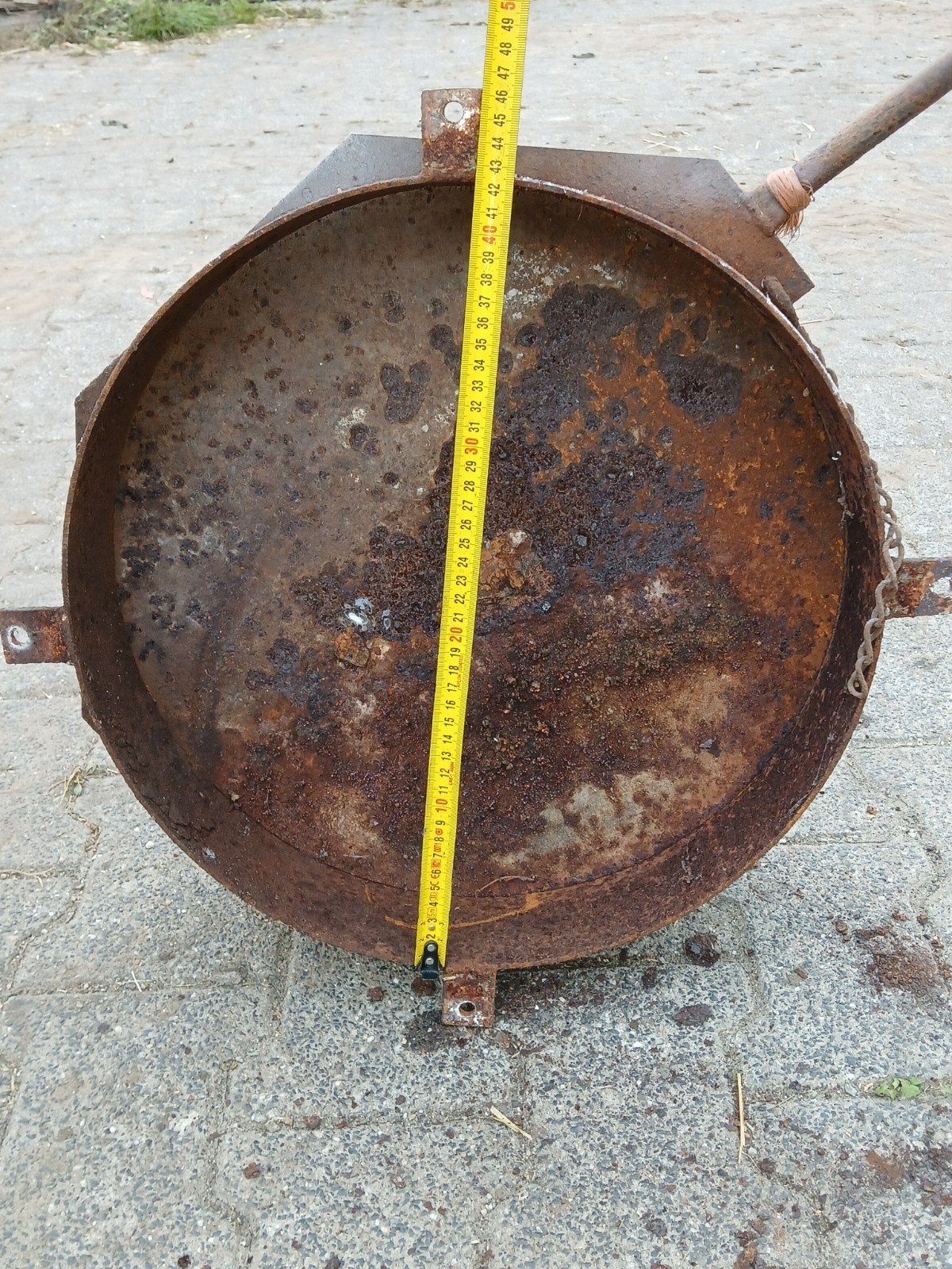 schuif van voer silo, Ophalen