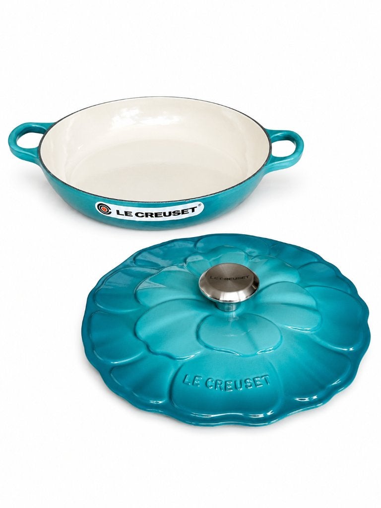 Le Creuset bloesem Campagnard 26 cm – Riviera Blue, Huis en Inrichting, Keuken | Potten en Pannen, Verzenden, Lafontenederland@gmail.com