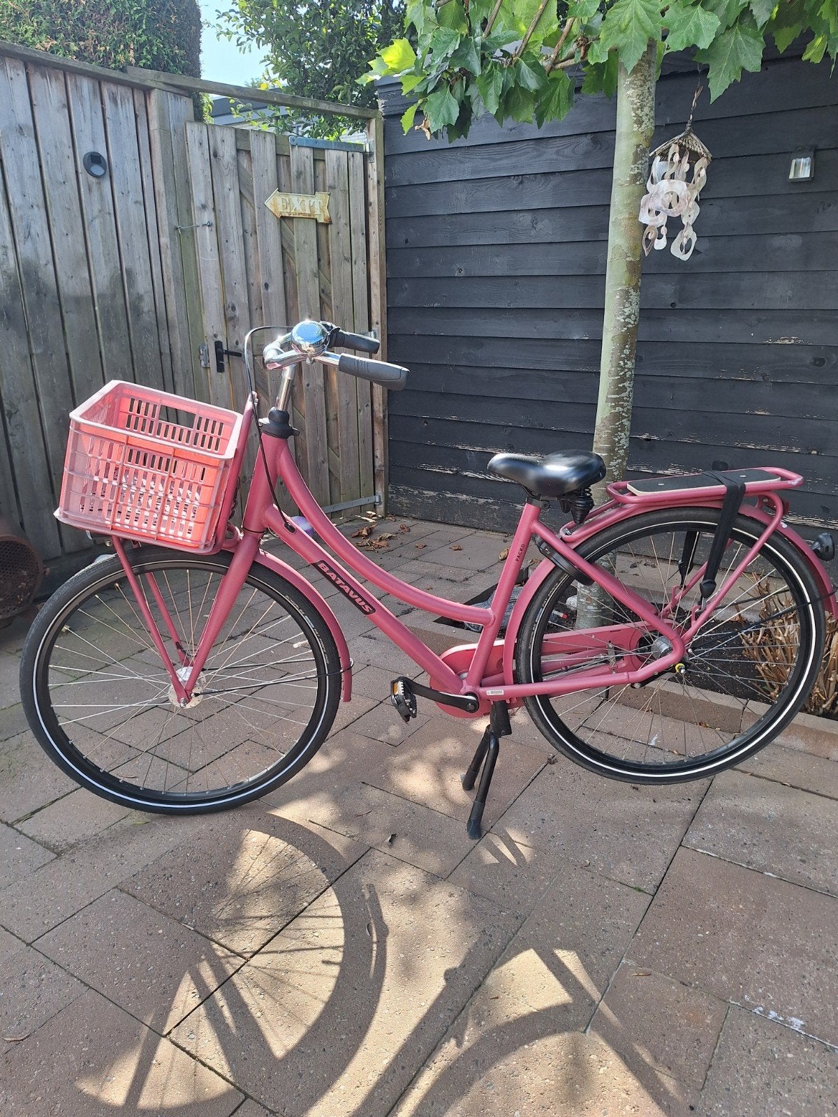 Batavus damesfiets met mand - Zo goed als nieuw, Terugtraprem, (Extra) lage instap, 47 tot 50 cm, Batavus
