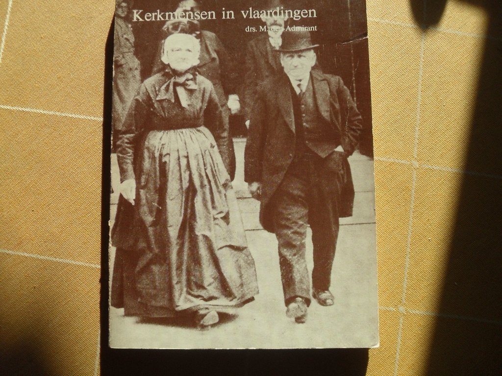 BOEKJE den ADMIRANT-KERKMENSEN IN VLAARDINGEN., Boeken, Gelezen, 19e eeuw, Drs.M.den Admirant., Ophalen of Verzenden