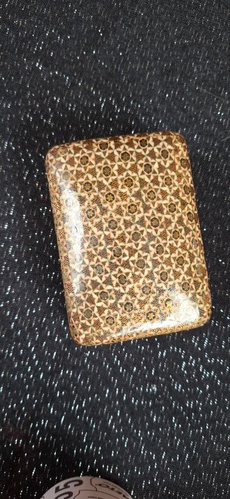 Vintage Oosterse Doos met Spiegels - Handgemaakt, Ophalen of Verzenden