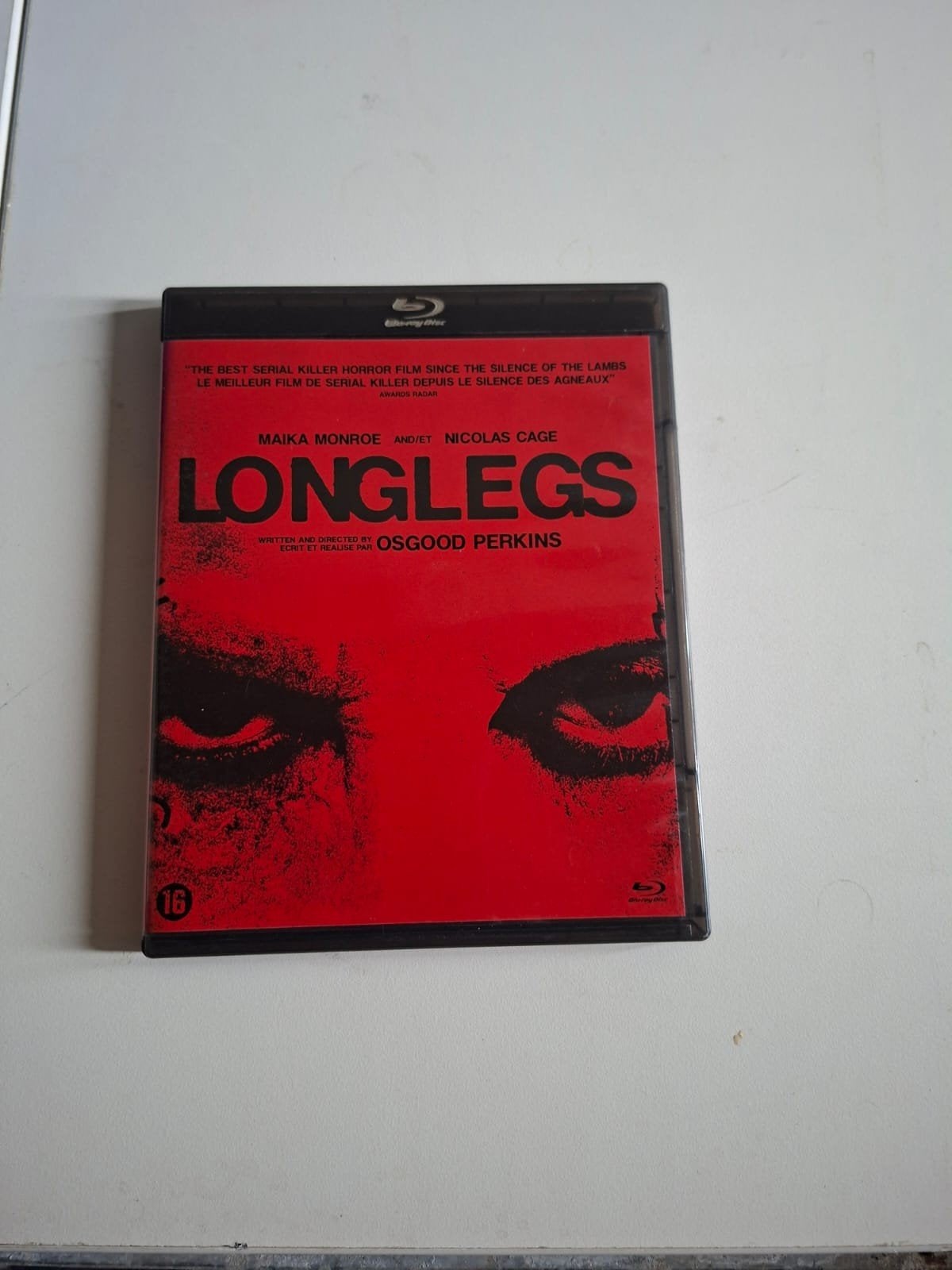 Longlegs Blu-ray - Horrorfilm met Nicolas Cage, Horror, Vanaf 16 jaar, Film, Ophalen of Verzenden