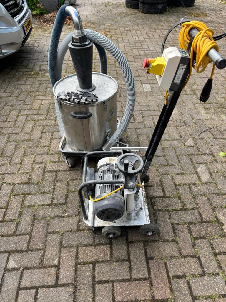 Meijer Vloerverwarmingsfreesmachine met stofzuiger, Ophalen, Gebruikt, Elektrisch, Overige soorten