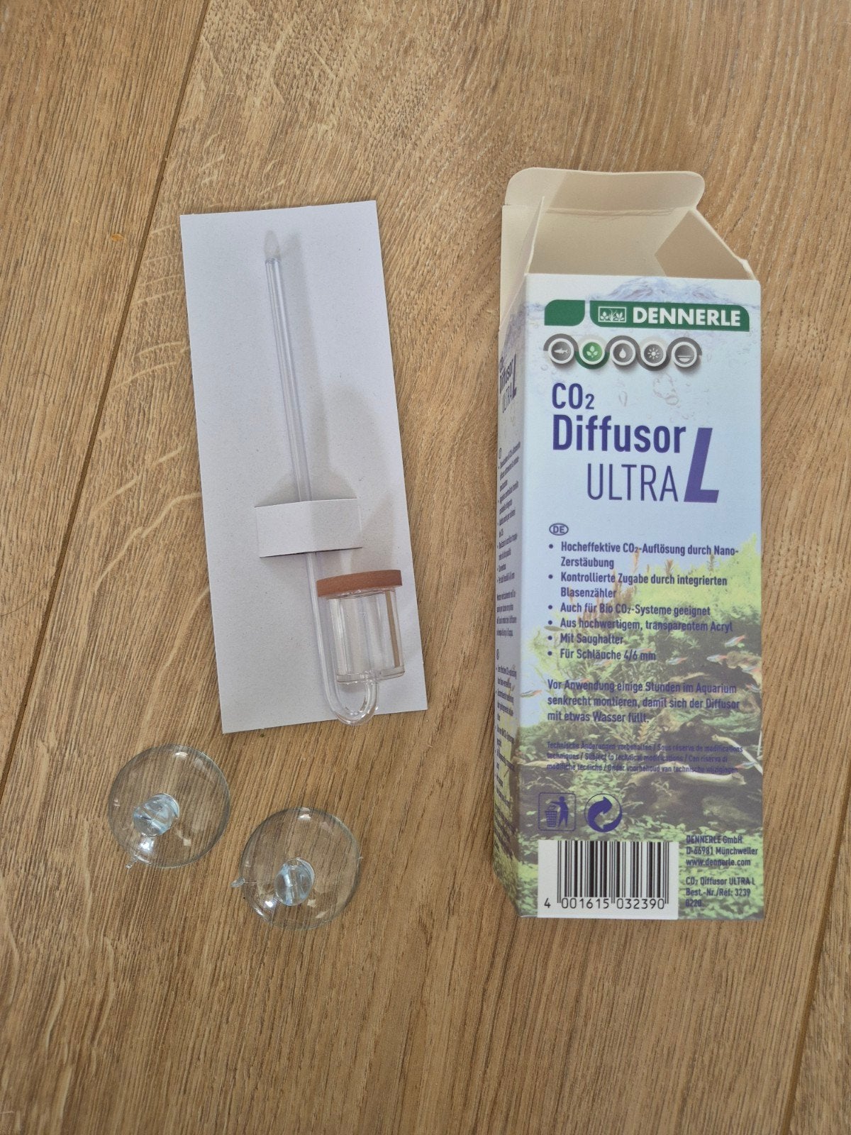Dennerle Co2 diffuser ultra L NIEUW, Ophalen of Verzenden, Nieuw, Dennerle