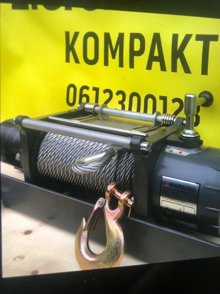 Hydraulische lier 4,5 ton KOMPAKT oprijwagen 26,5m 9,2 mm, Ophalen of Verzenden, Nieuw
