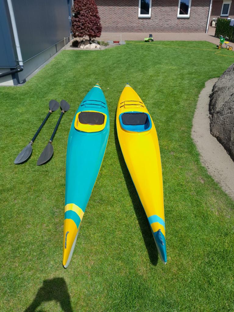 2x Kajak  Eagle Sunshine met accessoires, Watersport en Boten, Ophalen, Gebruikt, 1-persoons