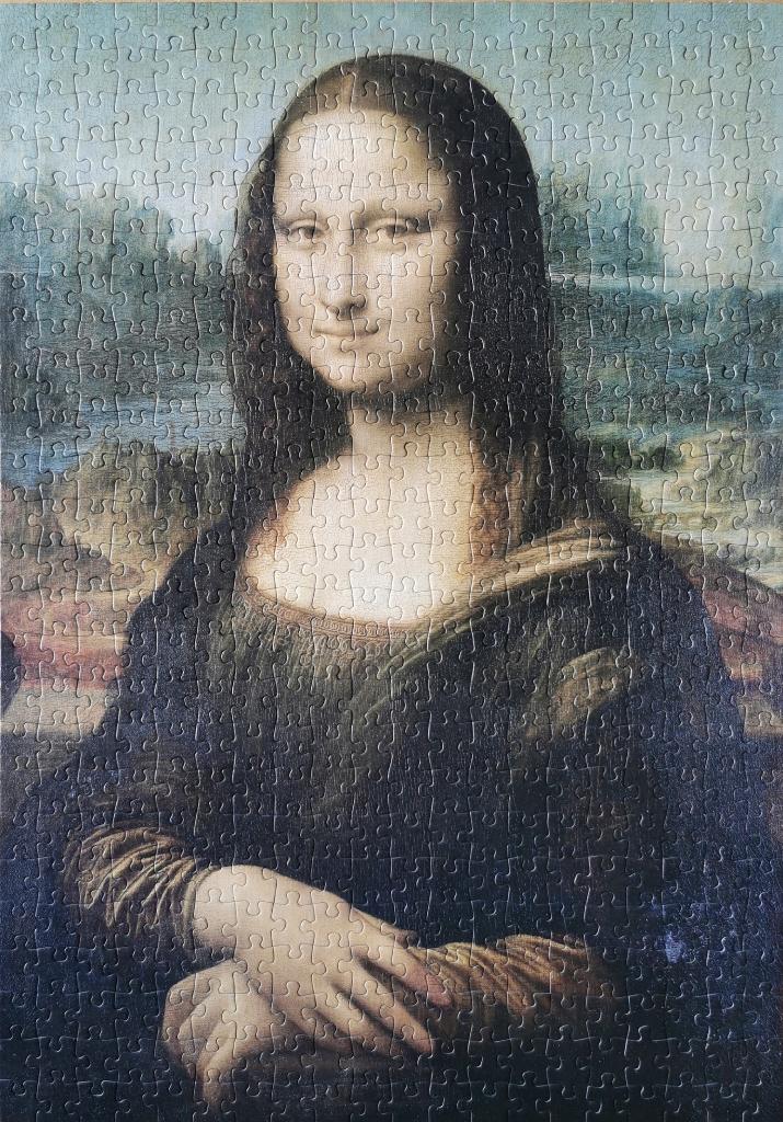 Jumbo puzzel – Leonardo da Vinci – Mona Lisa - 500 stukjes, Ophalen of Verzenden, 500 t/m 1500 stukjes, Zo goed als nieuw