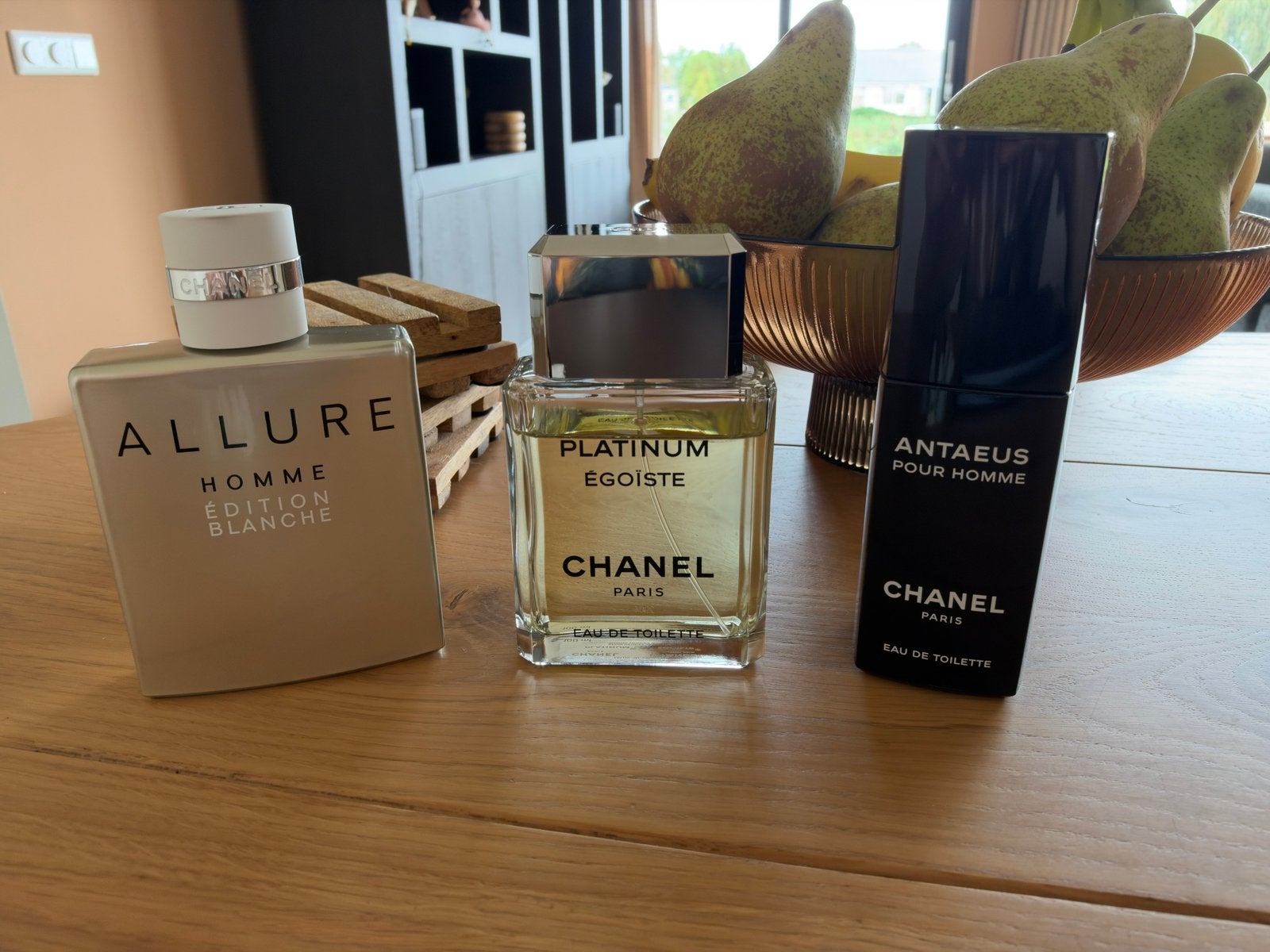 Chanel - Set - Allure Blanche + Egoïste Platinum + Antaeus, Verzenden, Zo goed als nieuw