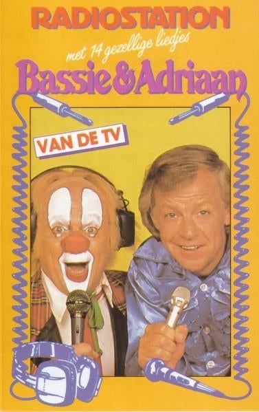 Radiostation Bassie en Adriaan muziek cassette 14 tracks, Gebruikt, Ducoso, Kinderen en Jeugd, 1 bandje
